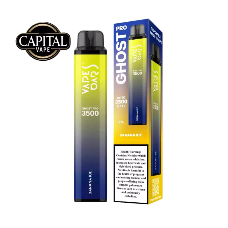 Ghost Pro Banana Ice 3500 Puffs Dubai, Abu Dhabi & UAE | Ghost Pro Banana Ice 3500 Puffs Dubai