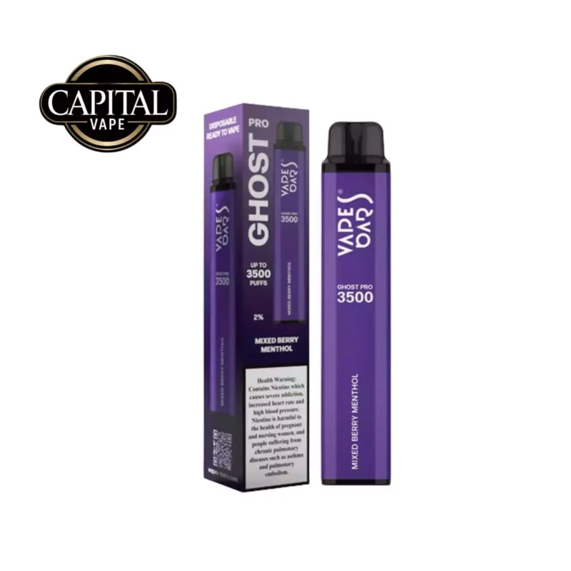 Ghost Pro Mixed Berry Menthol 3500 Puffs Dubai