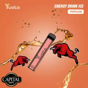 Yuoto 2500 Puffs Energy Drink ice in Dubai