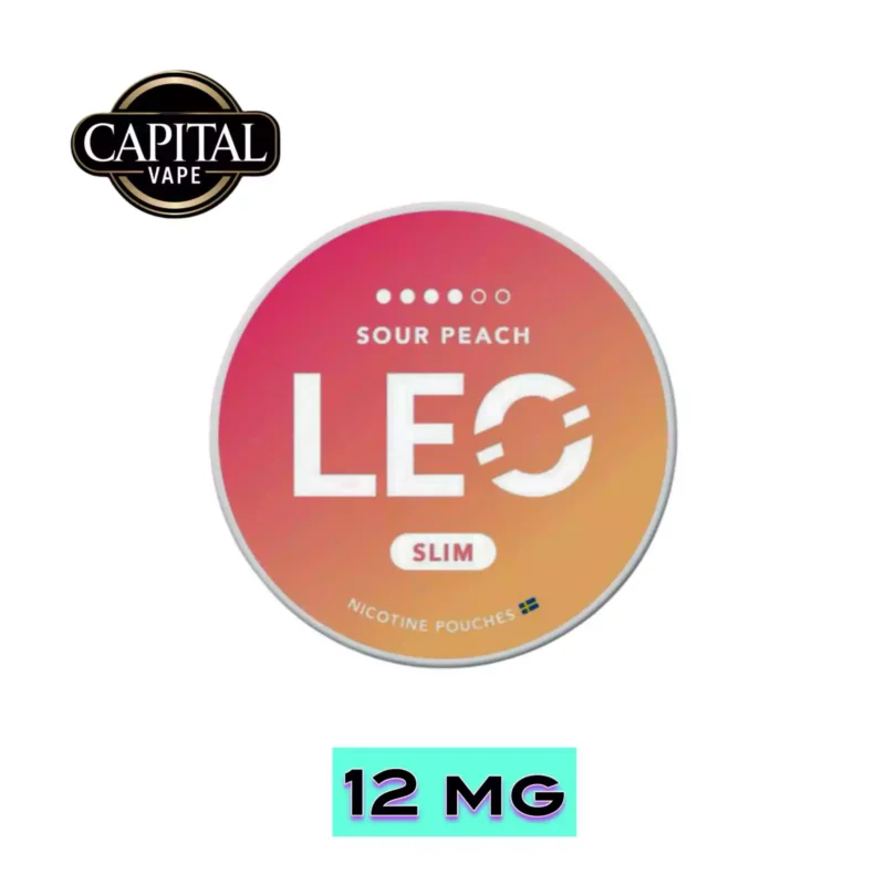 Leo Sour Peach 12mg in Dubai