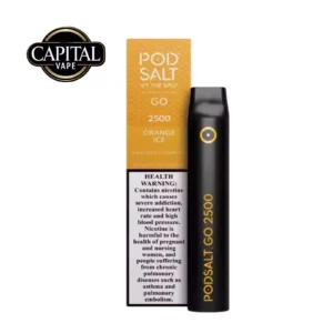Pod Salt Go Orange Ice 2500 Puffs in Dubai