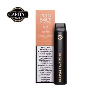Pod Salt Go Cantaloupe Ice 2500 Puffs in Dubai