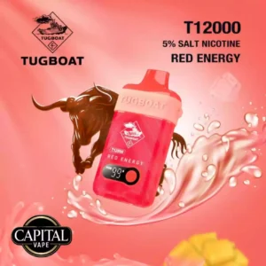 Tugboat T12000 Puffs Red Energy in Dubai
