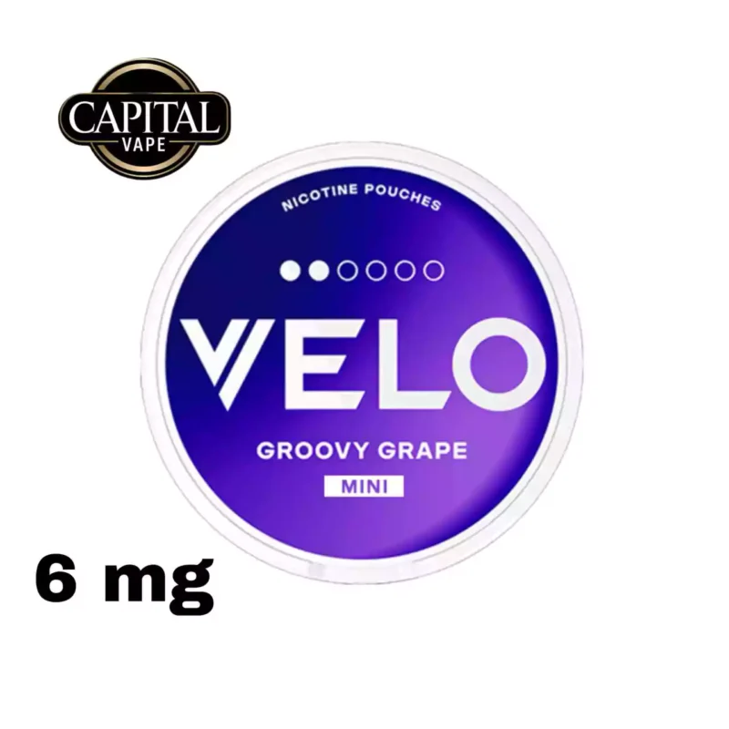 Velo Groovy Grape Mini 2Dot 6mg in Dubai - Order Now Velo Grape Flavor at Capital Vape Dubai with Best Price in UAE